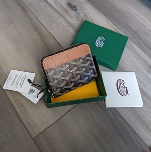 Goyard Goyardine Matignon PM Wallet Brown